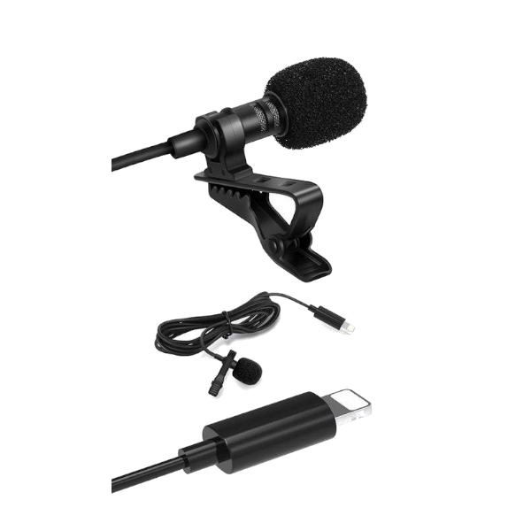 Microphones Lavalier Lapel Full Range Audio Video Recording Condenser Iphone Ipad Other Mobile Accessories