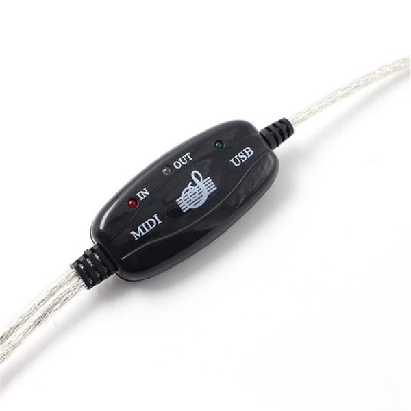Midi To Usb Interface Cable Adapter For Keyboard Electronic Drum Music Cables Snakes & Interconnects