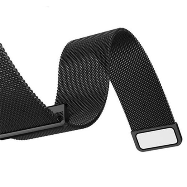 Veile Studios Milanese Loop Stainless Steel Watch Band Strap For Samsung Galaxy 46Mm Black Watches