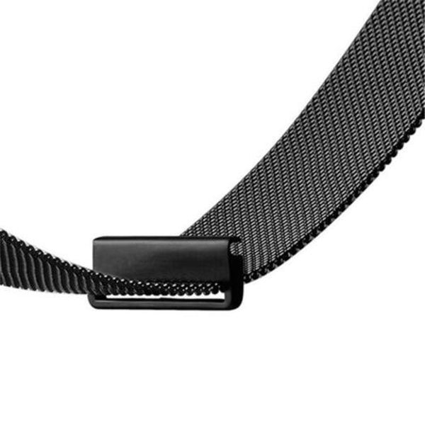 Veile Studios Milanese Loop Stainless Steel Watch Band Strap For Samsung Galaxy 46Mm Black Watches