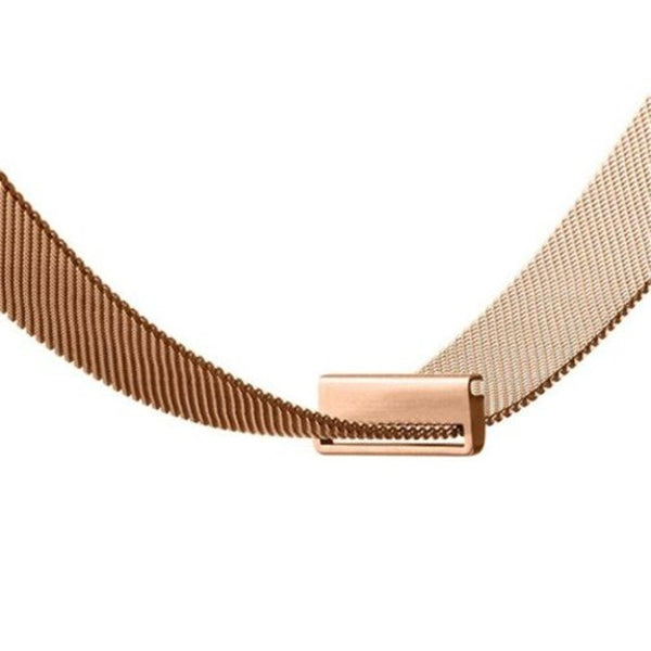 Milanese Loop Stainless Steel Watchband Strap For Amazfit Bip Youth Rose Gold Watch Bands