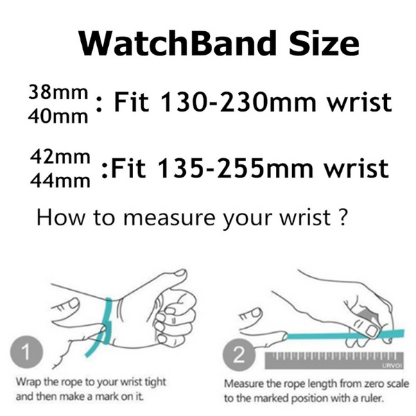 Watch Bands Milanese Loop Wristband For Apple Watch Series 3 / 2 1 38Mm Rose Gold