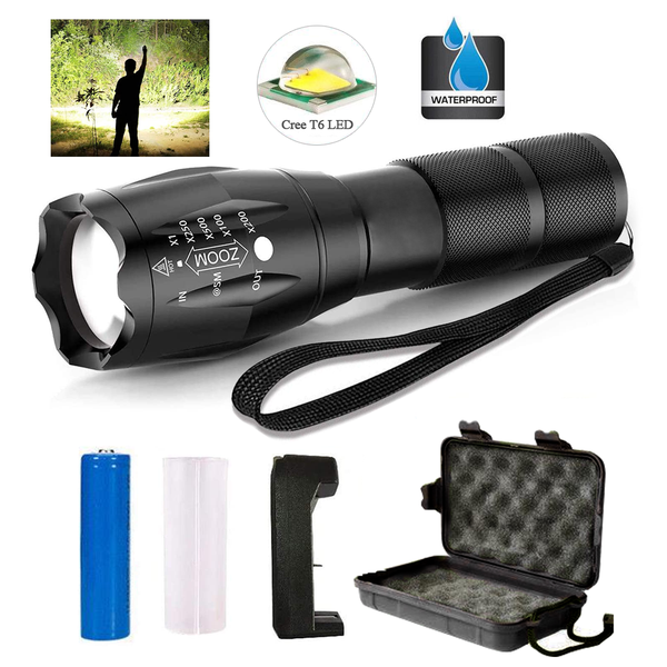 Led Ultra Bright Tactical Flashlight With Focus Torches