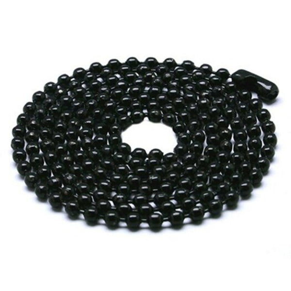 Veile Studios Military Army Style Black 2 Dog Tagss Chain Mens Pendant Necklace Chains Necklaces