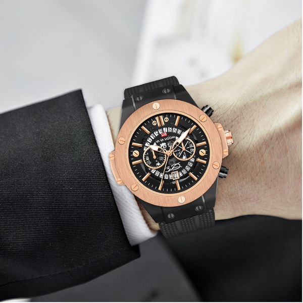 Veile Studios Big Face Military Tactical Watch Black Mens Outdoor Sport Wrist Large Analog Digital For 3 Watches