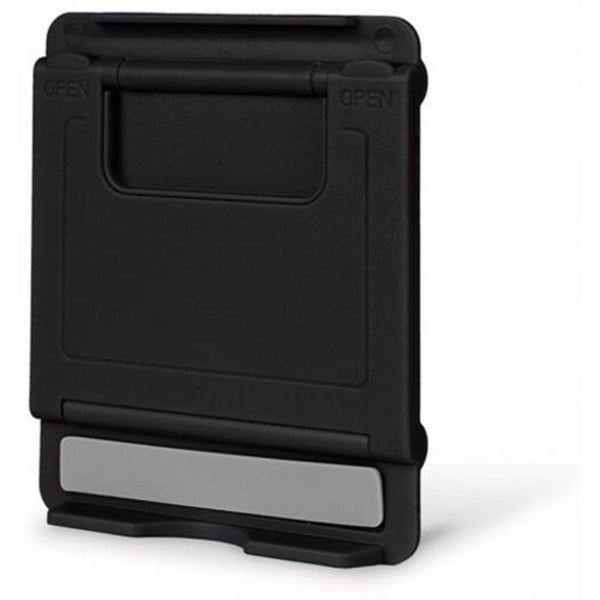 Mini Adjustable Foldable Cell Phone Tablet Stand Holder Black