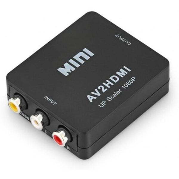 Mini Av To Hdmi Converter Black Video Cables & Adapters