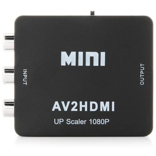 Mini Av To Hdmi Converter Black Video Cables & Adapters