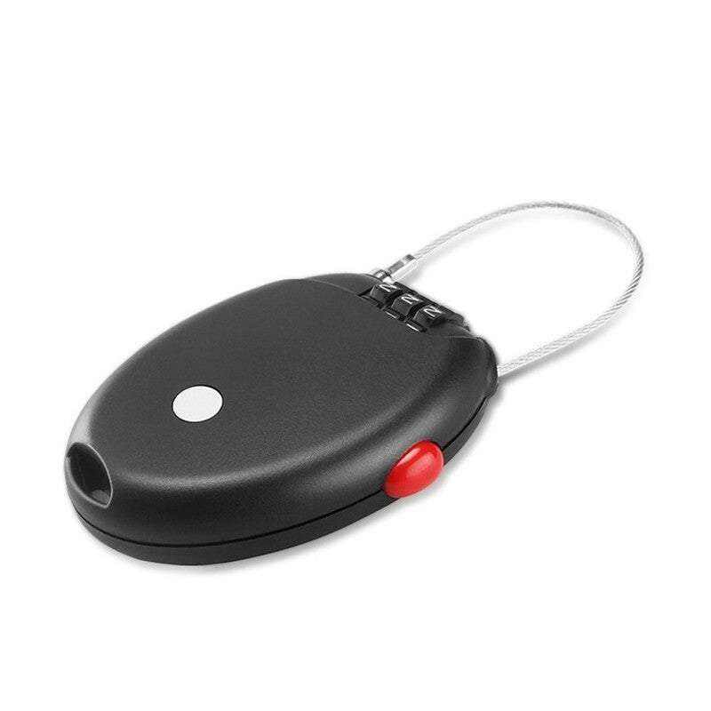 Bike Locks Mini Bicycle Helmet Anti Theft 3 Digits Combination Password Cycling Safety Locks & Security