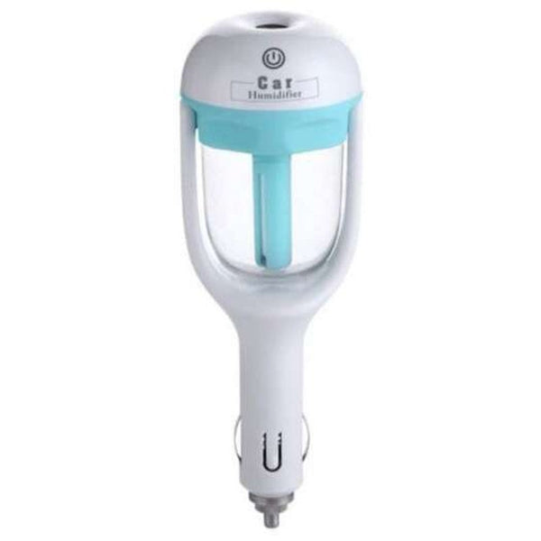 Mini Car Humidifier Usb Refresher 50Ml Air Purifier Light Blue Aromatherapy