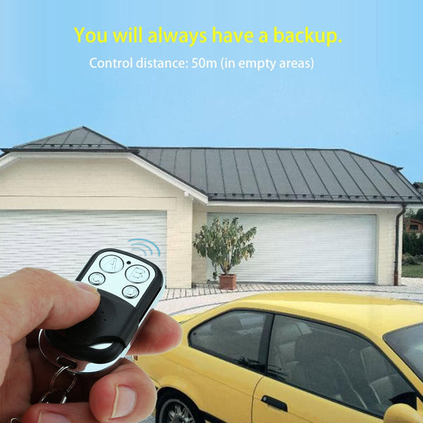 Mini Copy Code 4 Channel Universal Remote Control 2 Garage Door Remotes
