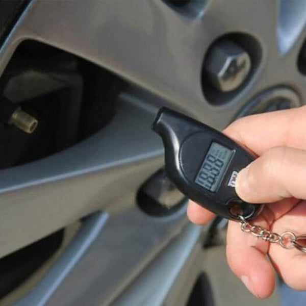 Mini Digital Lcd Tire Pressure Gauge Black Manometers/Air Pressure Meters