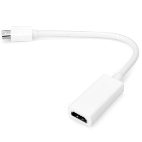 Mini Display Port Dp Male To Hdmi Female Cable Adapter Support 20Pin White