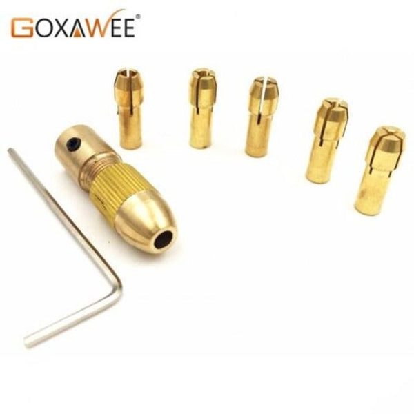 Mini Electric Drill Bit Brass Collet Micro Twist Chuck Tools Adapter Accessories Drill Chucks