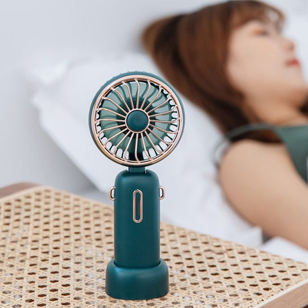 Portable Fans Mini Fan With 3 Wind Speeds Adjustable Rechargeable Electric Handheld Lanyard