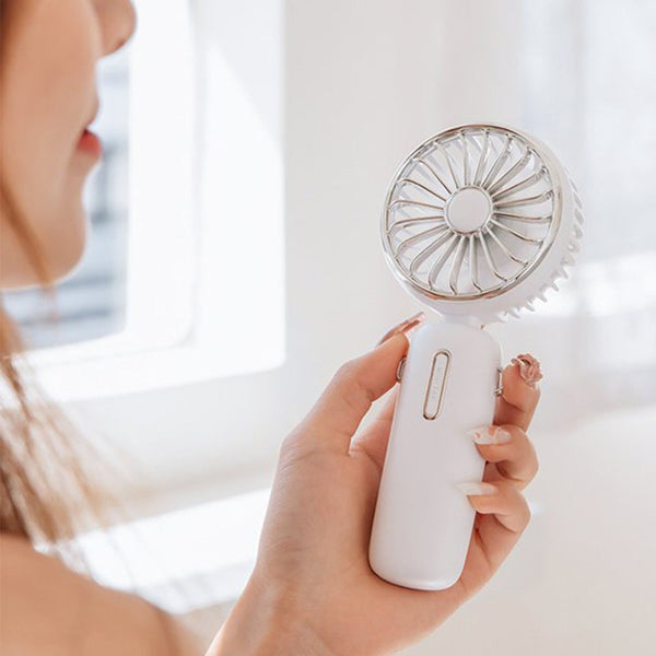 Portable Fans Mini Fan With 3 Wind Speeds Adjustable Rechargeable Electric Handheld Lanyard