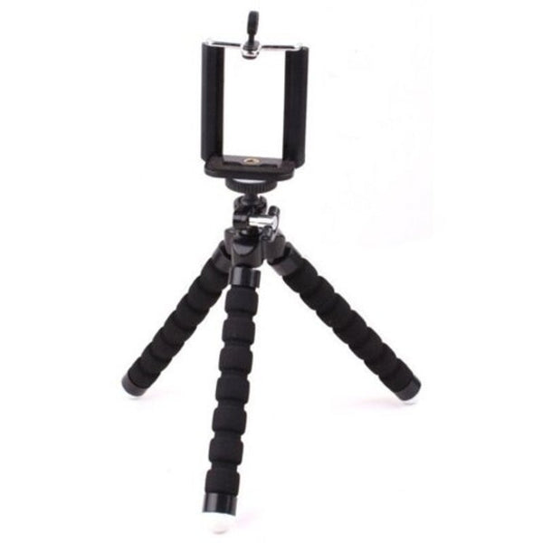 Mini Flexible Sponge Octopus Tripod For Iphone Samsung Xiaomi Huawei Mobile Phone Smartphone Black Mounts & Holders