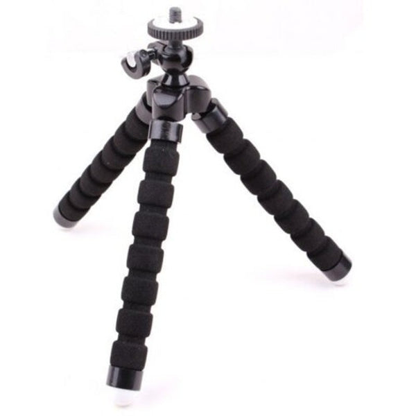 Mini Flexible Sponge Octopus Tripod For Iphone Samsung Xiaomi Huawei Mobile Phone Smartphone Black Mounts & Holders