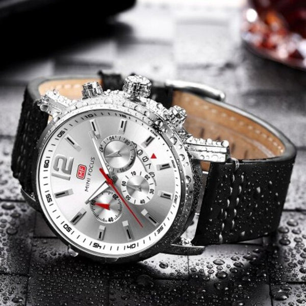 Veile Studios Mini Focus Fashion Sport Quartzbrand Men Luxury Famous Male Clock White Watches
