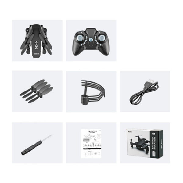 Mini Folding Drone Hd Aerial Quadcopter Children Remote Control Plane Toy Rc Camera Accessory Bundles