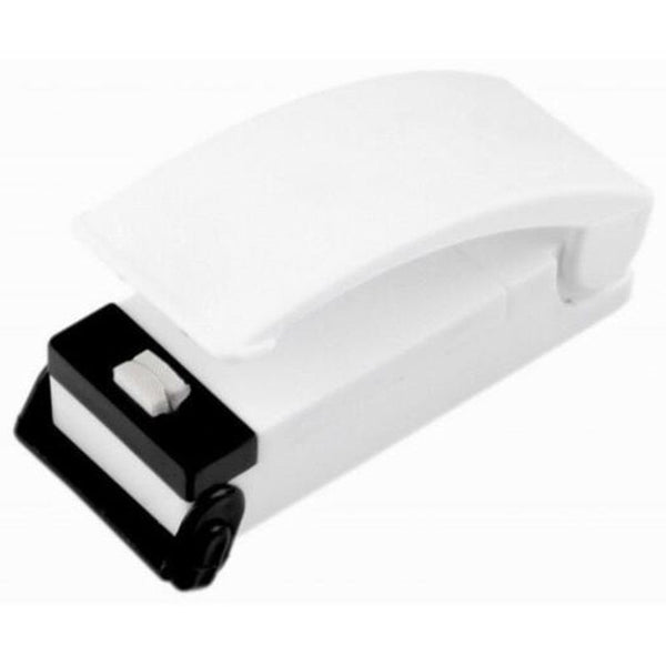 Mini Food Heat Sealing Machine Plastic Snack Bags Preservativepacking White Sealers & Sealing Machines