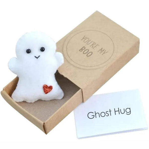 Plush Toys Mini Ghost Doll Cute Love Hugs Plush Matchbox Gifts Little Greeting Card
