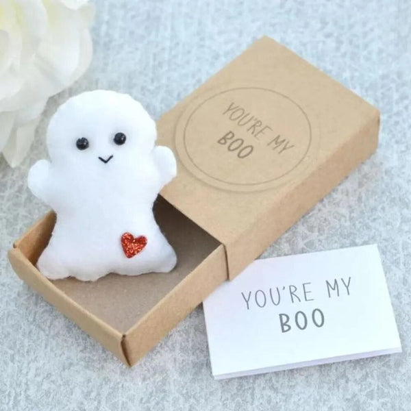 Mini Ghost Doll Cute Love Hugs Plush Matchbox Gifts Little Greeting Card Plush Toys