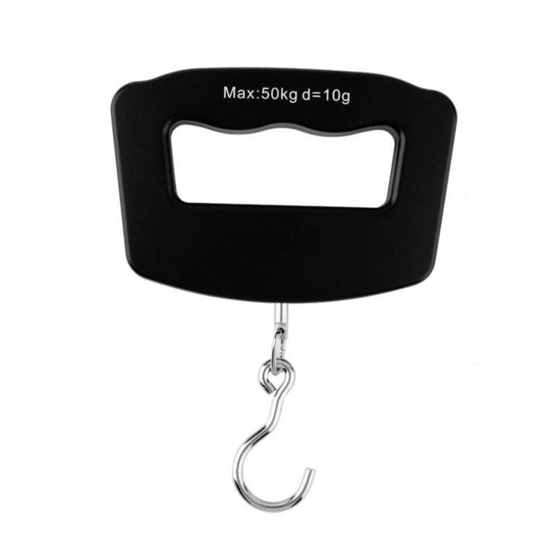 Mini Hand Held Plastic 50Kg Lcd Digital Fishing Hanging Electronic Pocket Hook Weight Luggage Black Kitchen Scales