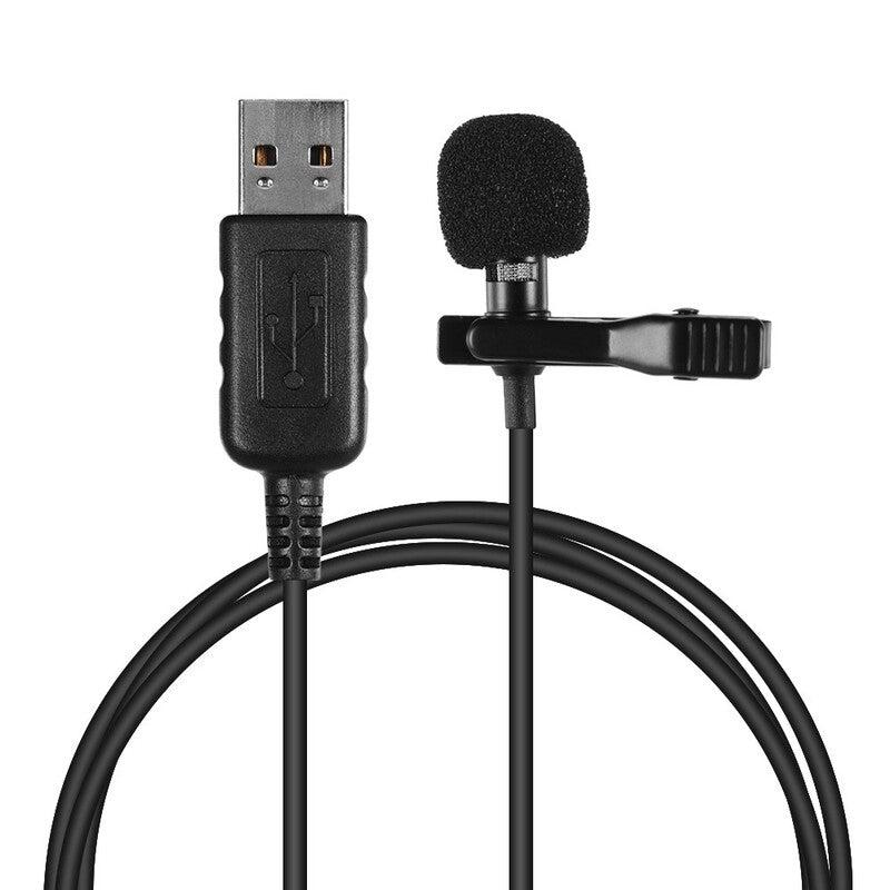 Microphones & Wireless Systems Mini Lapel Lavalier Clip On Condenser Microphone With Usb For Computer Pc Laptop