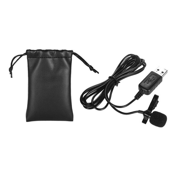 Mini Lapel Lavalier Clip On Condenser Microphone With Usb For Computer Pc Laptop Microphones & Wireless Systems