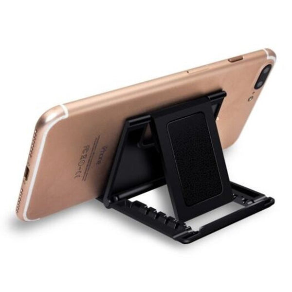 Mini Mobile Phone Tablet Holder For Ipad / Xiaomi Samsung Iphone Black