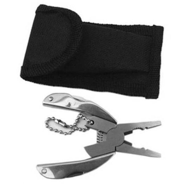 Mini Multi Purpose Folding Pliers Silver