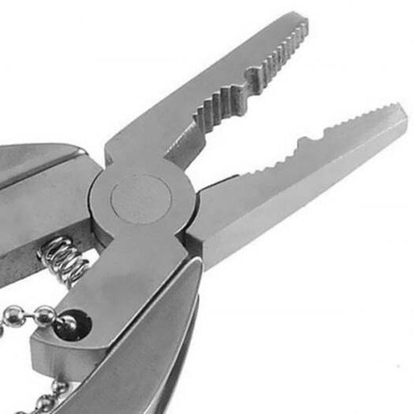 Mini Multi Purpose Folding Silver Pliers