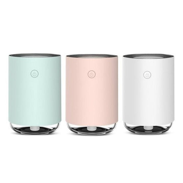Mini Night Light Sterilization Air Humidifier 220Ml Ultrasonic Fog Creator Home Office Car Coral Blue Humidifiers