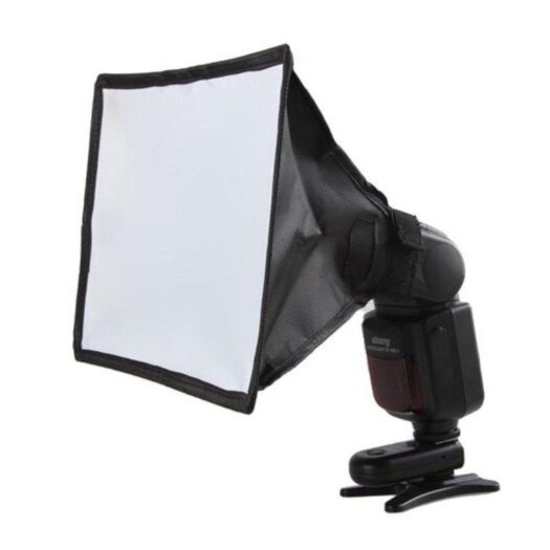 Mini Photo Reflector Flash Professional Softbox Photography For Canon Nikon Sony Carbon Fiber Black Softboxes & Diffusers