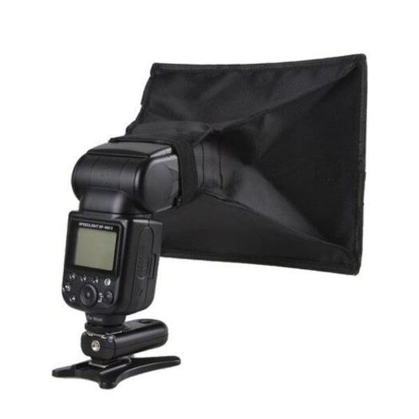 Mini Photo Reflector Flash Professional Softbox Photography For Canon Nikon Sony Carbon Fiber Black Softboxes & Diffusers