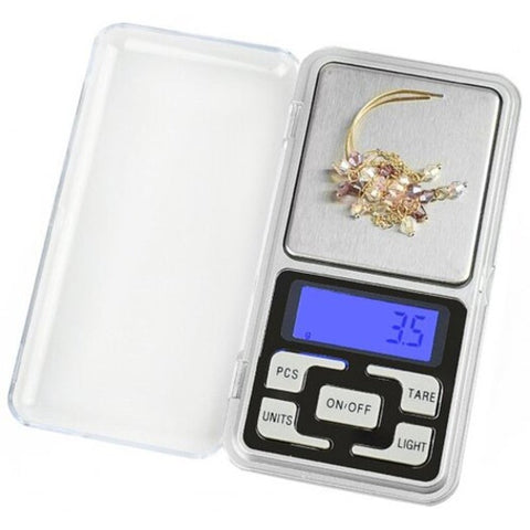 Mini Pocket Digital Scale Silver 200G / 0.01G Kitchen Scales