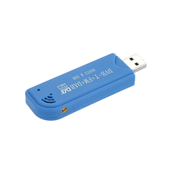Video Capture & TV Tuner Cards Mini Portable Digital Usb 2.0 Tv Stick Dvb Dab Fm Rtl2832u R820t2 Support Sdr Tuner Receiver Blau