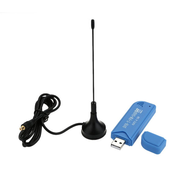 Video Capture & TV Tuner Cards Mini Portable Digital Usb 2.0 Tv Stick Dvb Dab Fm Rtl2832u R820t2 Support Sdr Tuner Receiver Blau