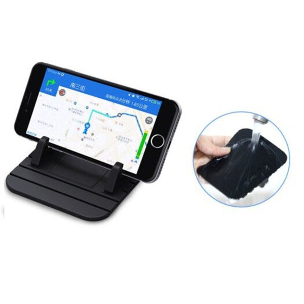 Mini Portable Durable Car Dashboard Anti Skid Pad Silicone Phone Holder Black