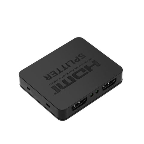 Mini Portable Full Hd 1080P Input U0026 Output V1.4 Amplifier Splitter With Micro Usb Support 3D 1920 For Hdtv Monitor Projector Black