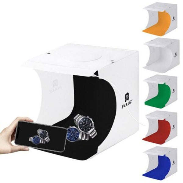 Mini Six Colors Folding Lightbox Photography Studio Led Softbox White Softboxes & Diffusers