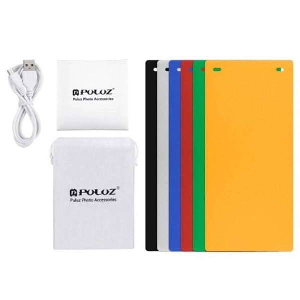 Mini Six Colors Folding Lightbox Photography Studio Led Softbox White Softboxes & Diffusers