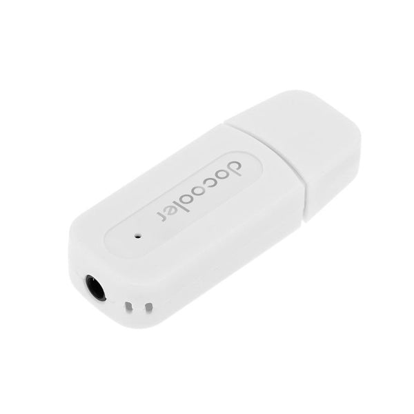 Mini Usb 3.5Mm Aux Wireless Bt Music Audio Receiver Adapter Car Home System White Adaptors