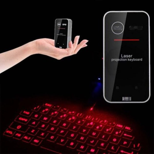 Virtual Laser Bluetooth Keyboard With Mouse Function For Tablet Computer Black Keyboards & Keypads