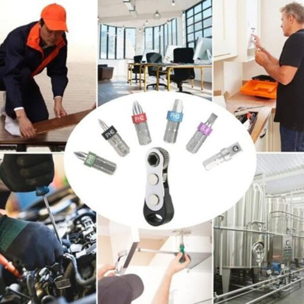 Mini Ratchet Bits Tool Kit Multi Other Wrenches & Spanners