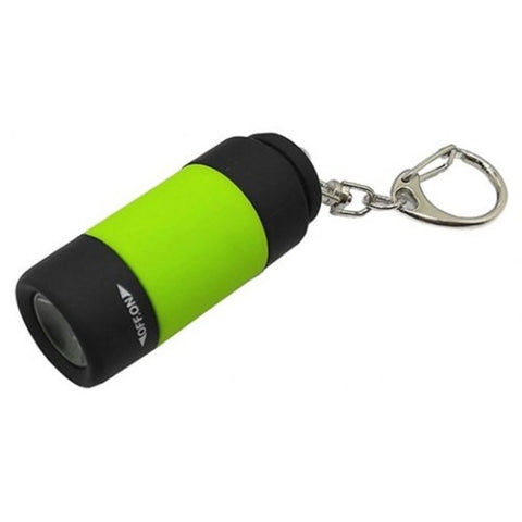 Mini Rechargeable Portable Keychain Light Led Flashlight Yellow Green