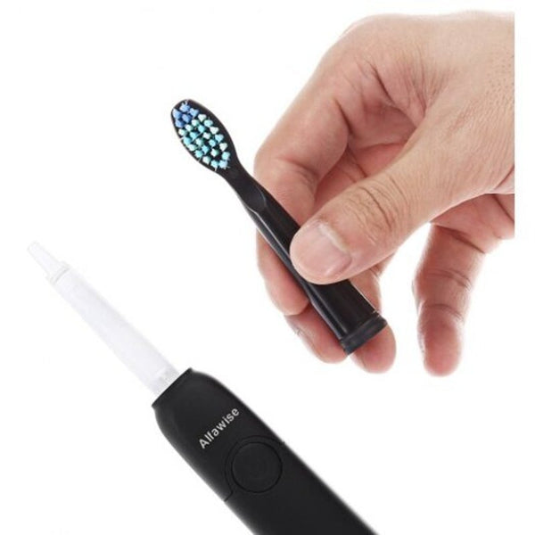 Toothbrush Replacement Heads Mini Replaceable Brush Head 5Pcs Black