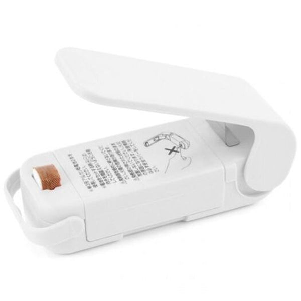 Mini Snacks Sealing Machine Household Sealer Portable Packaging White