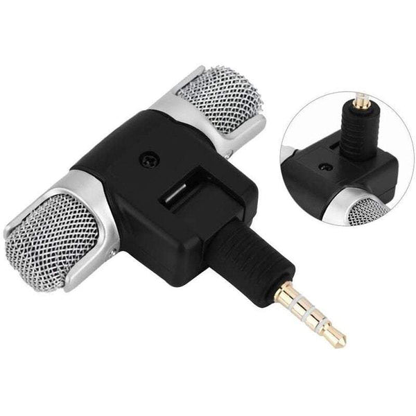 Microphones Mini Stereo For Smartphones Directional Condenser Flexible With 3.5 Mm Plug Microphones & Wireless Systems